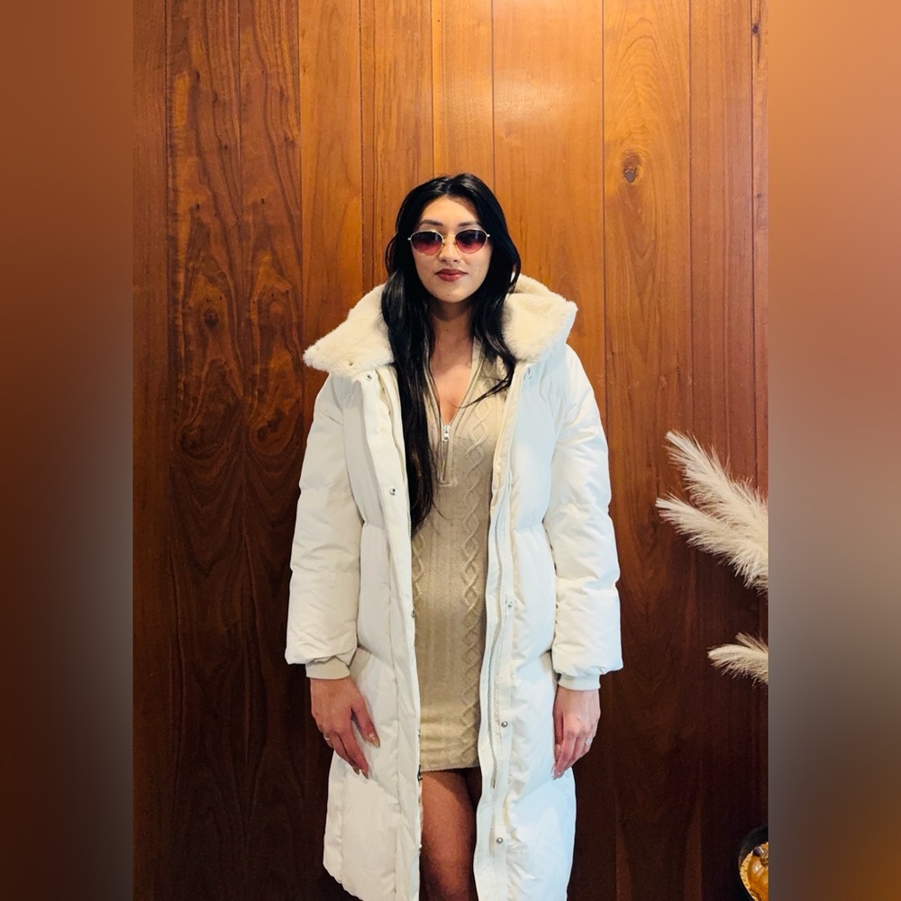 Banana Republic Luxury Knee Length Puffer Jacket